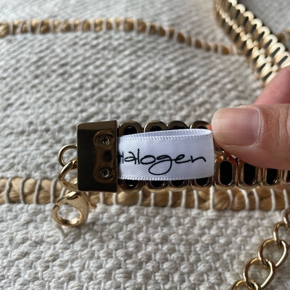 Halogen gold link belt - Picture 2 of 5